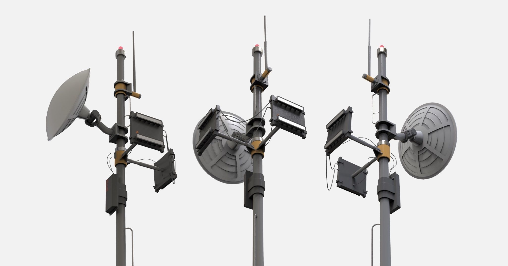 Sci fi antenna 13 3D model_38