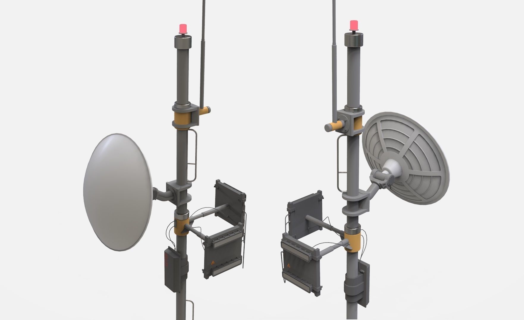 Sci fi antenna 13 3D model_39