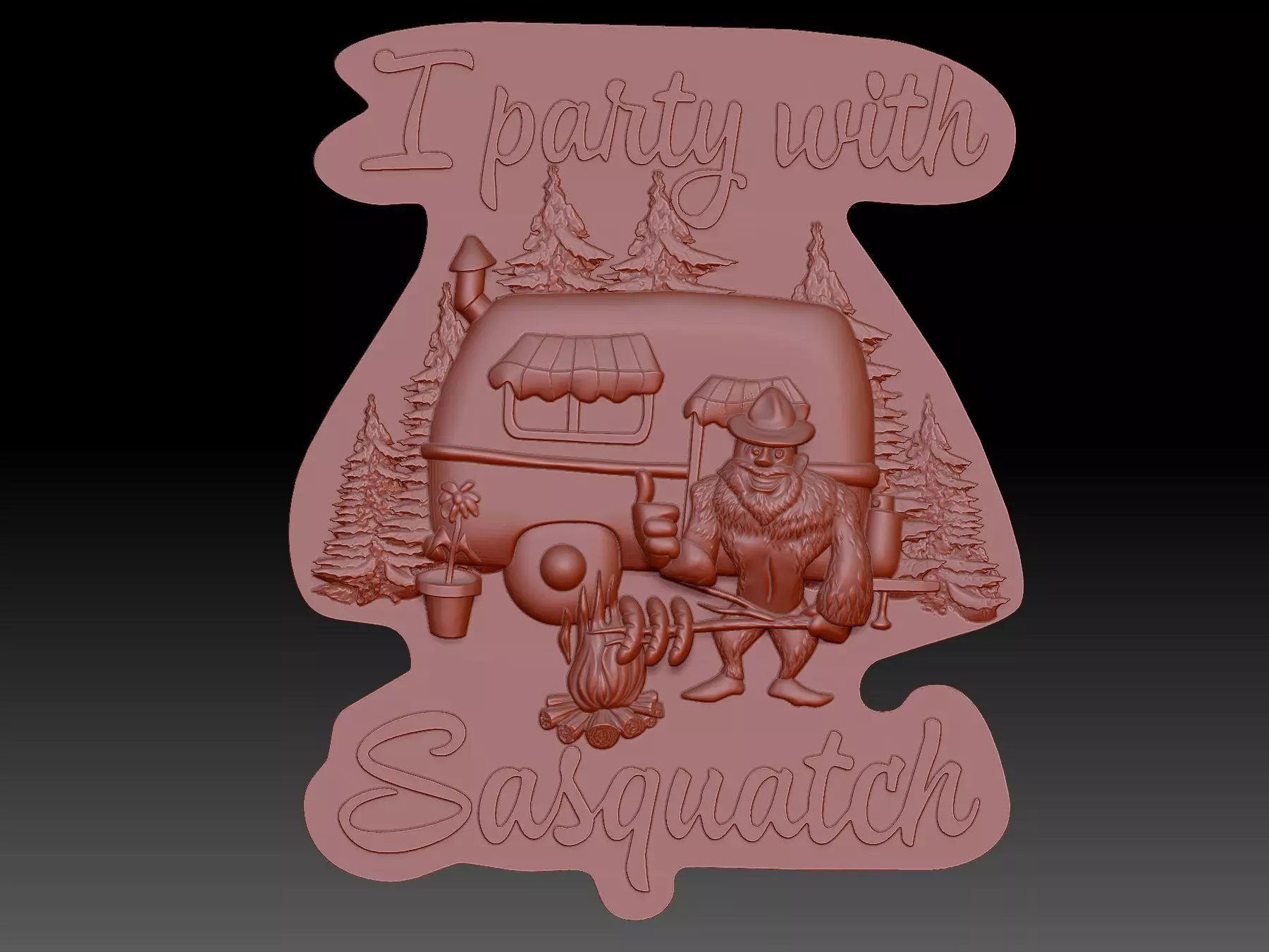 Party 3D print model