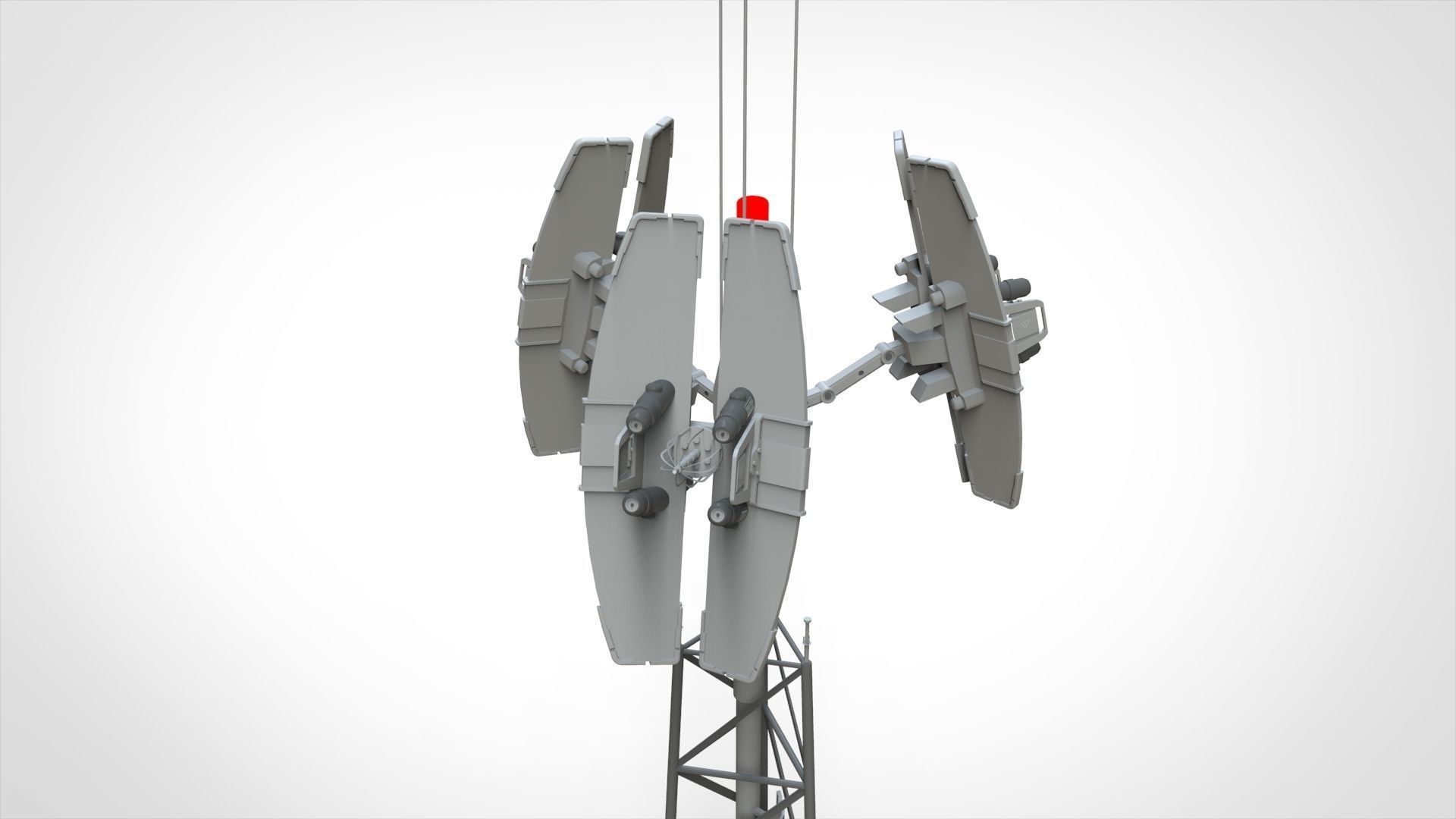 Sci fi antenna 14 3D model_3