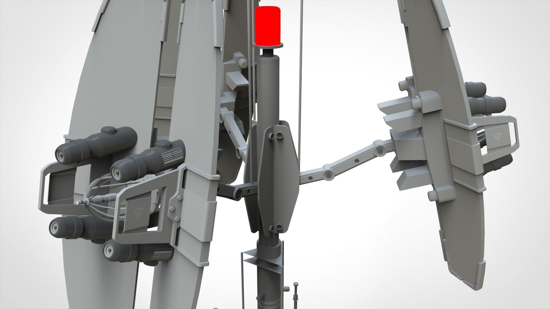 Sci fi antenna 14 3D model_5