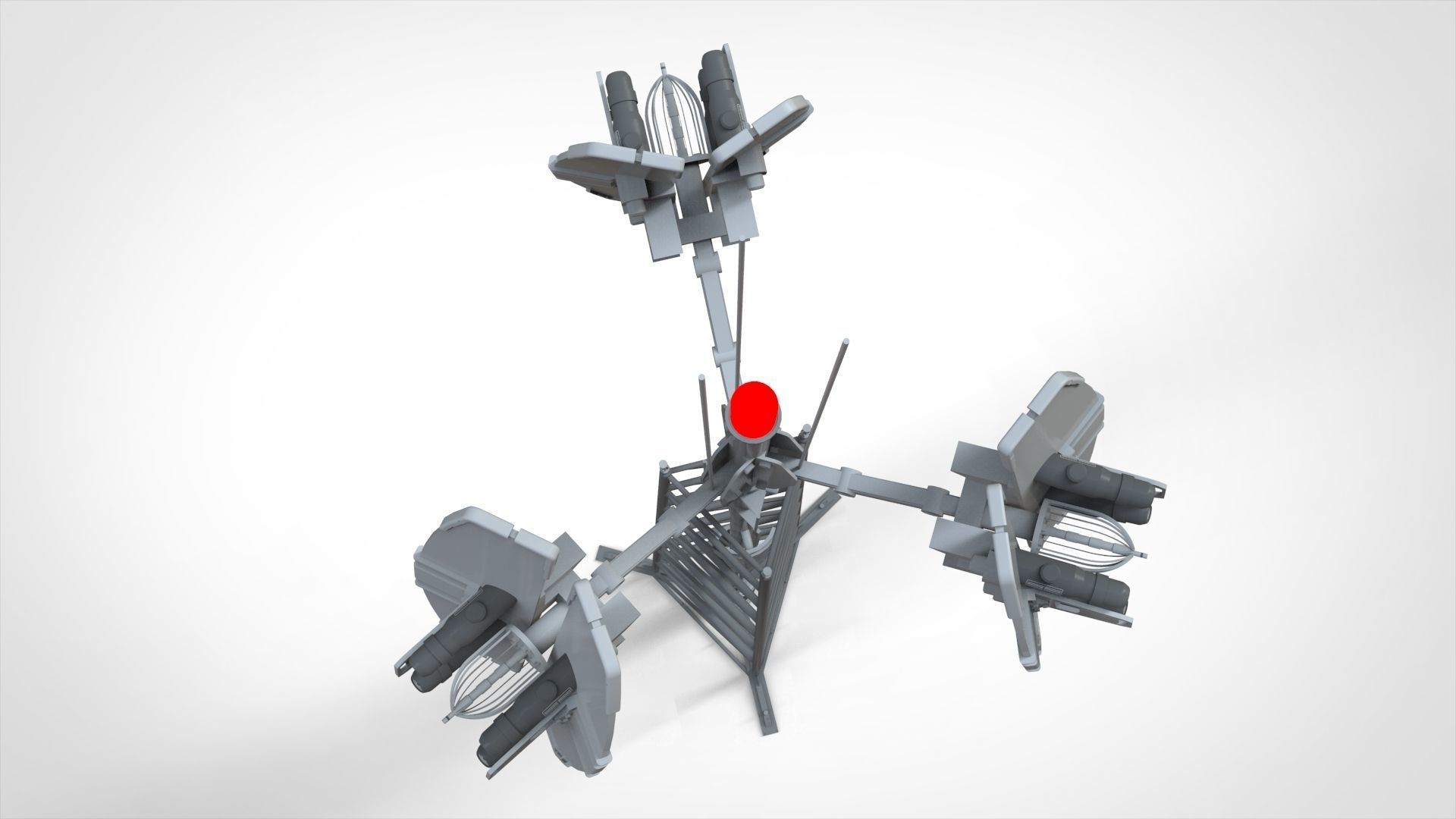 Sci fi antenna 14 3D model_6