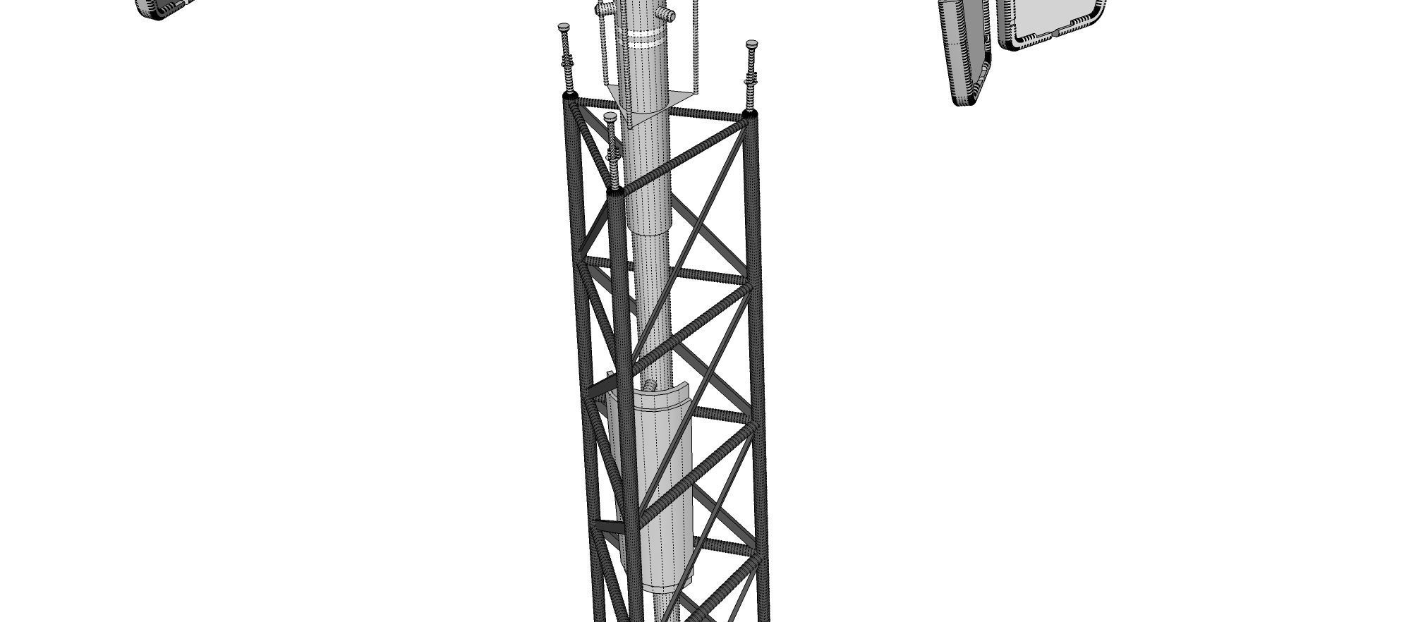 Sci fi antenna 14 3D model_14