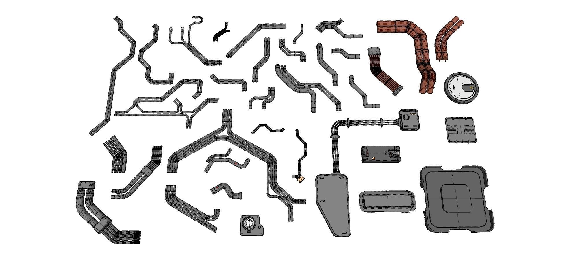 Sci-Fi architecture Elements collection 30 3D model_27