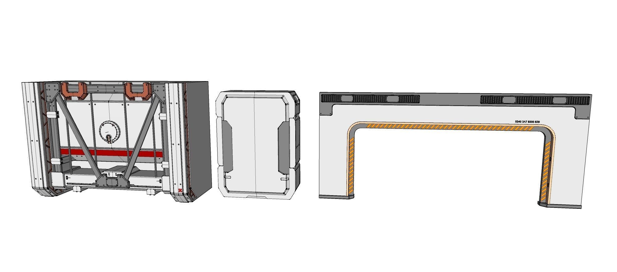 Sci-Fi architecture Elements collection 30 3D model_29