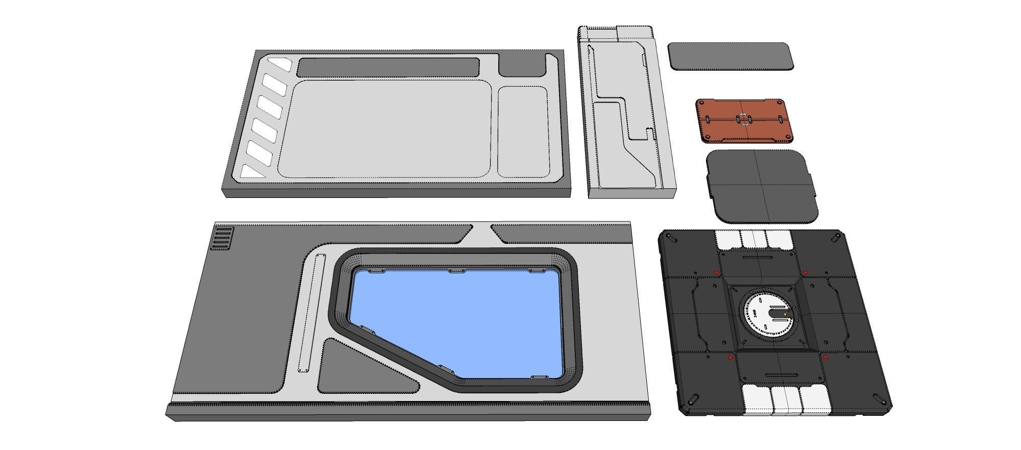 Sci-Fi architecture Elements collection 30 3D model_25