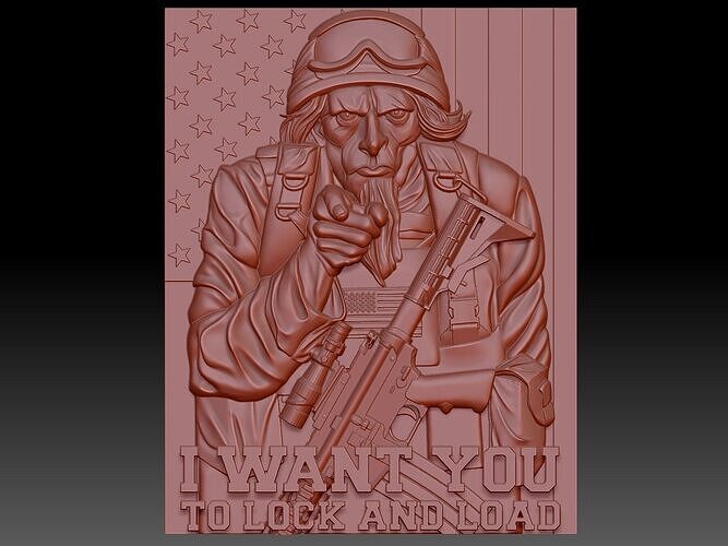 Uncle Sam 3D print model