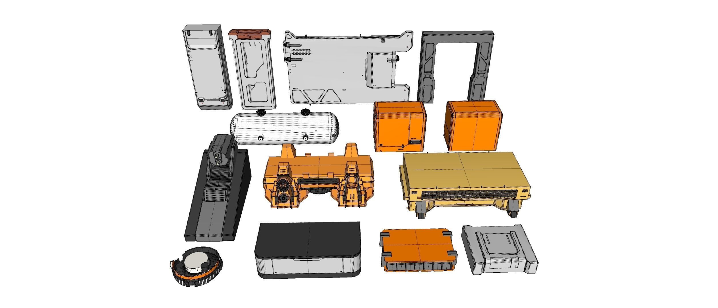 Sci-Fi architecture Elements collection 31 3D model_24