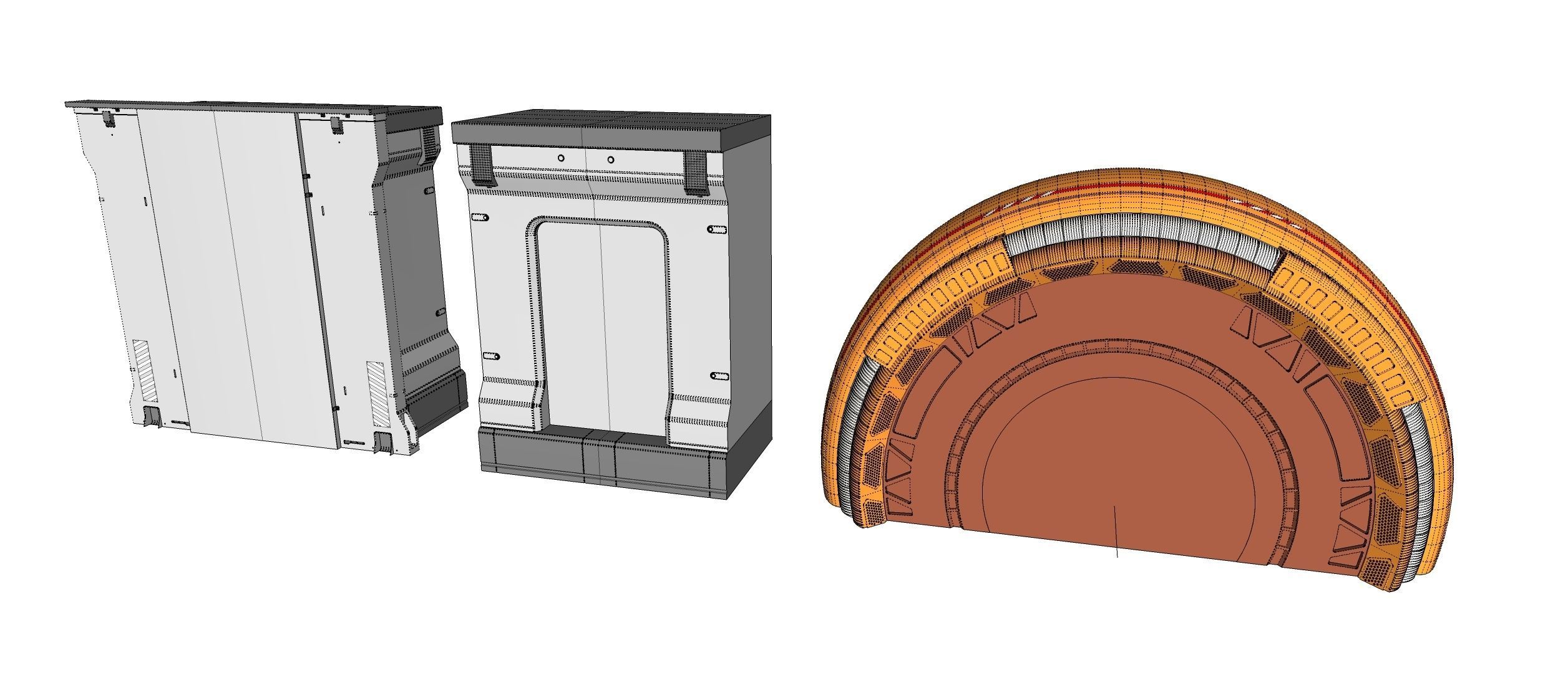 Sci-Fi architecture Elements collection 31 3D model_31