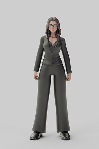 Angela Islam Maya Business Character Free 3D model