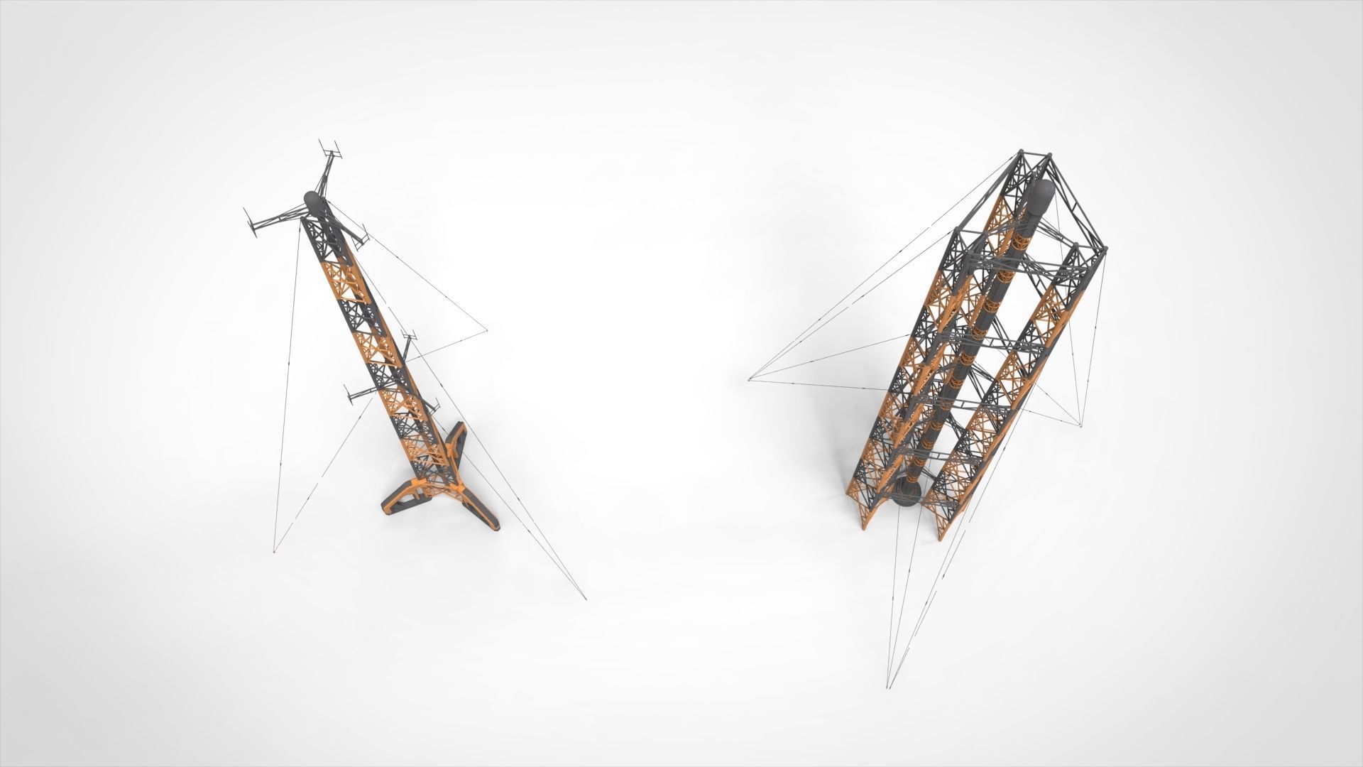 sci fi Mast 5 3D model_2