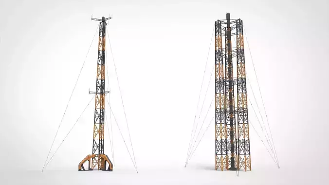 sci fi Mast 5 3D model