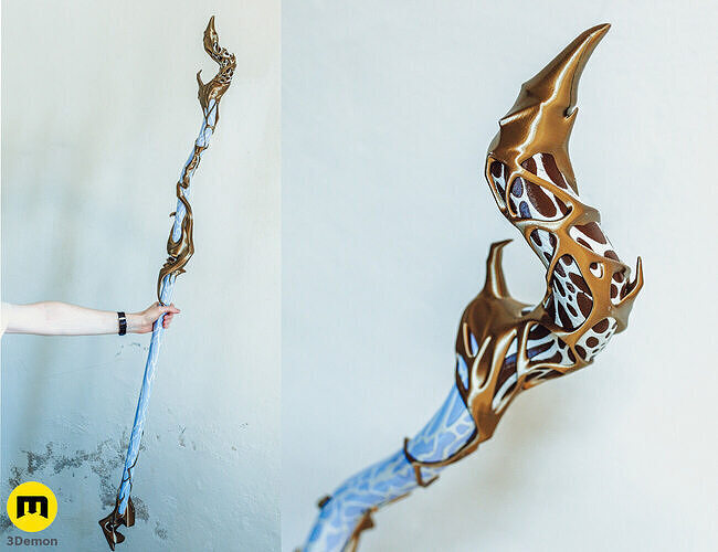 Viktor Hex Staff - Arcane Act 2 3D print model