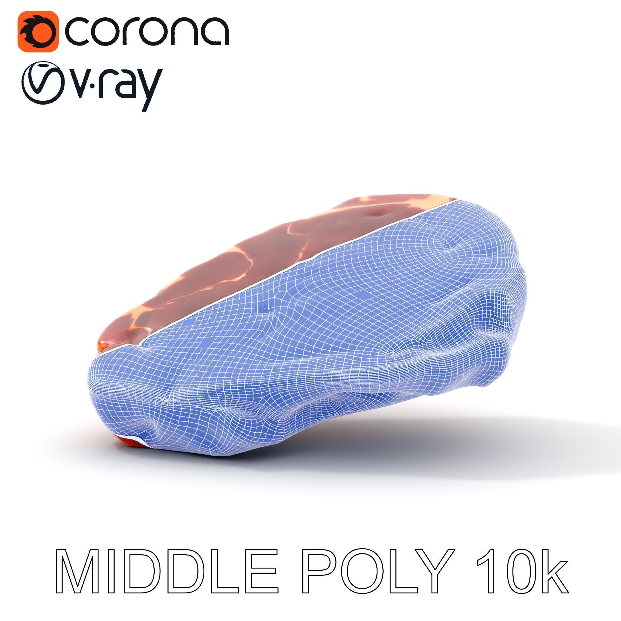 D Ribeye Steak Model Pack for Culinary Visualizations Low-poly 3D model_30