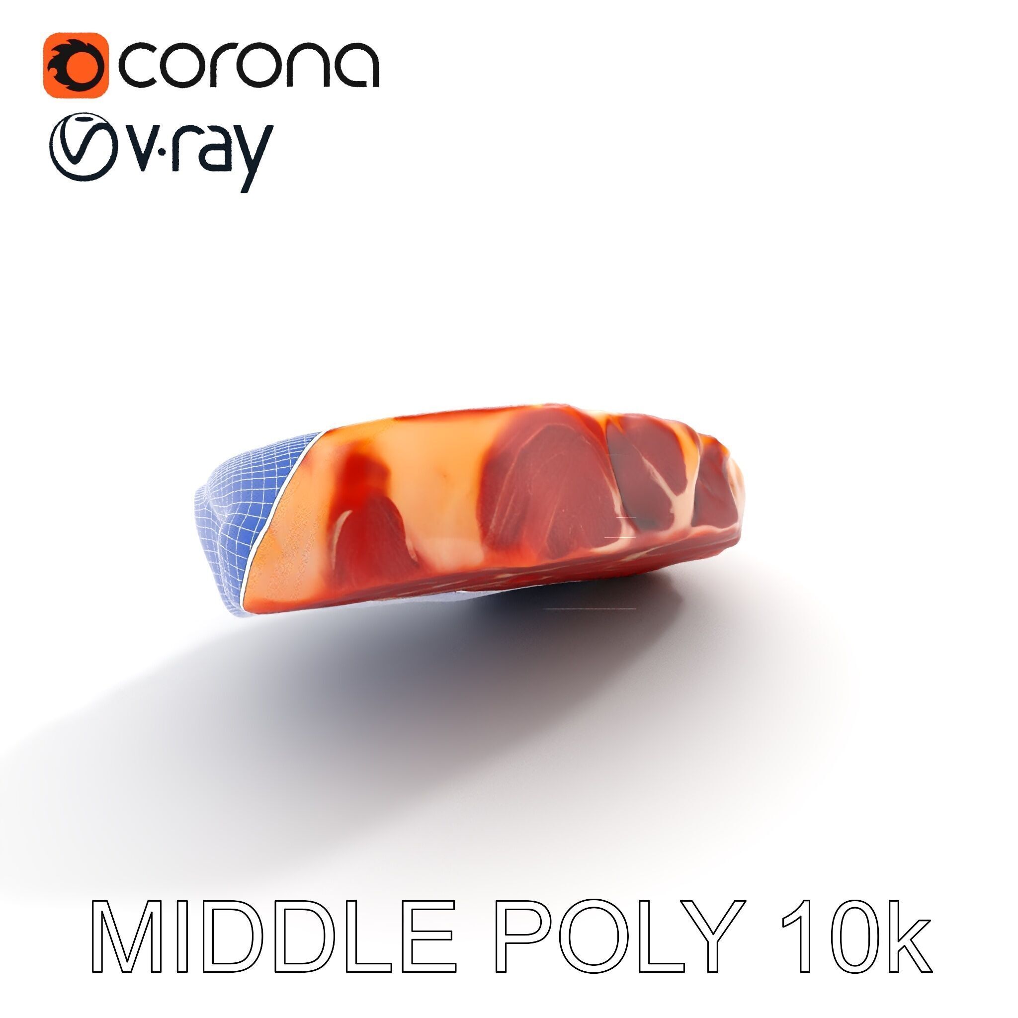 D Ribeye Steak Model Pack for Culinary Visualizations Low-poly 3D model_13