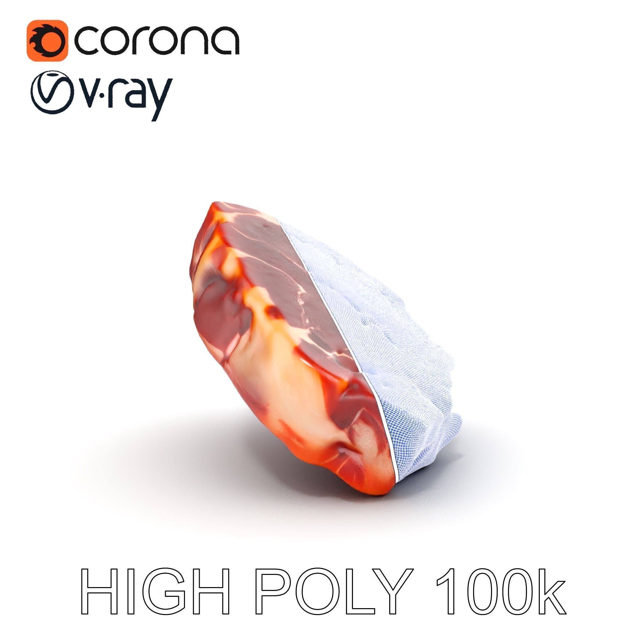 D Ribeye Steak Model Pack for Culinary Visualizations Low-poly 3D model_35