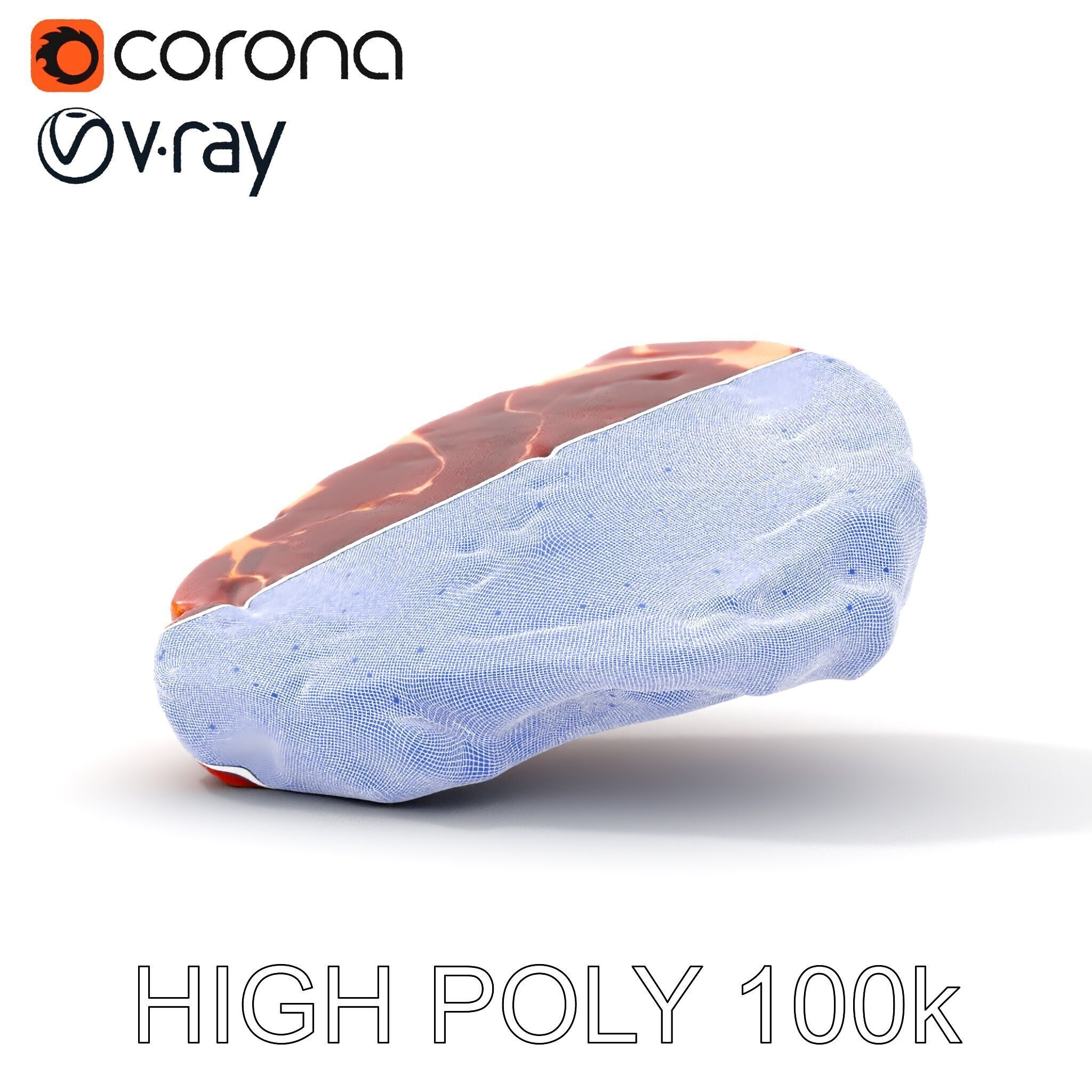 D Ribeye Steak Model Pack for Culinary Visualizations Low-poly 3D model_29