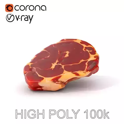 D Ribeye Steak Model Pack for Culinary Visualizations Low-poly 3D model