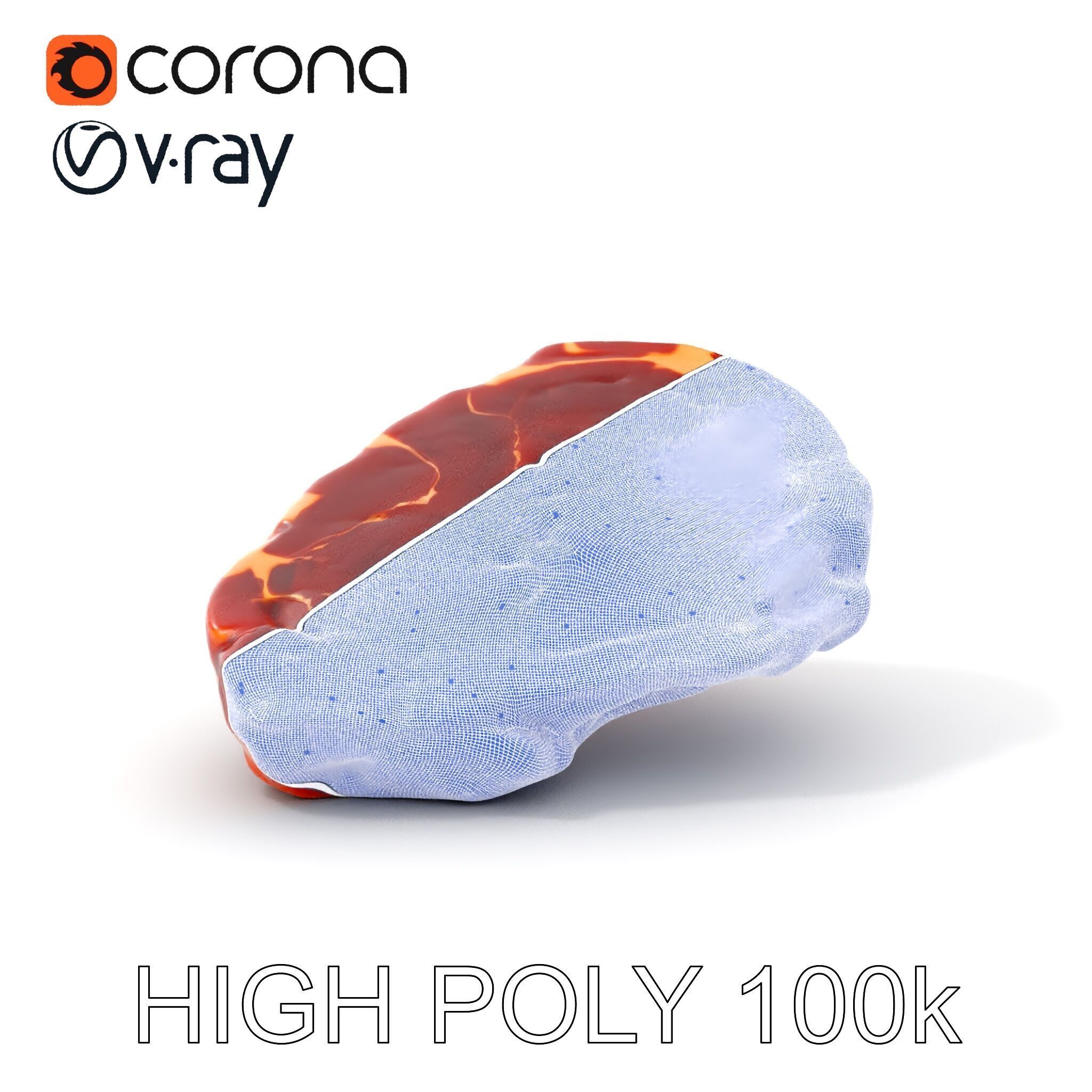 D Ribeye Steak Model Pack for Culinary Visualizations Low-poly 3D model_4