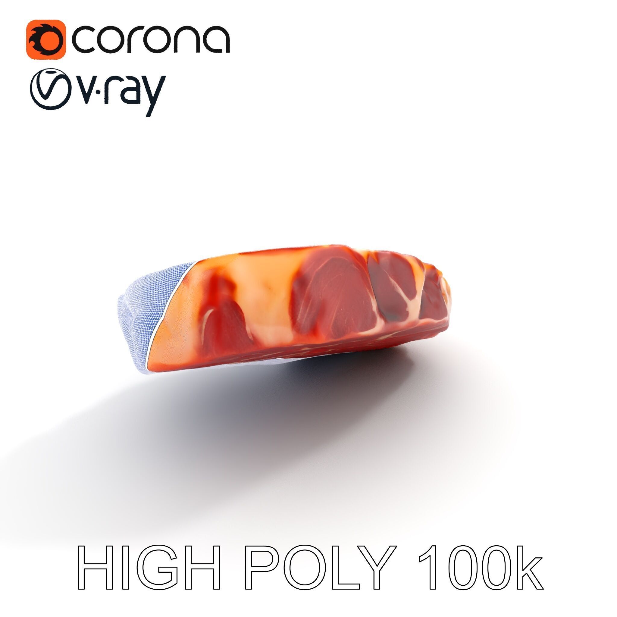 D Ribeye Steak Model Pack for Culinary Visualizations Low-poly 3D model_32