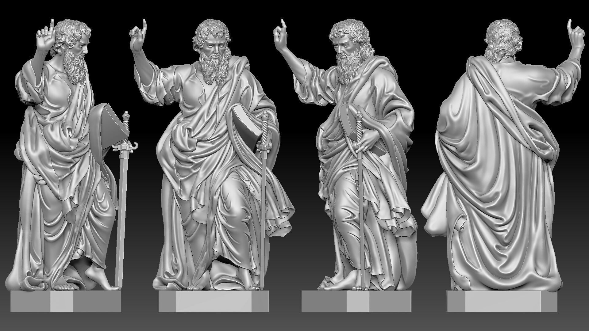 Saint Paul  3D print model_4