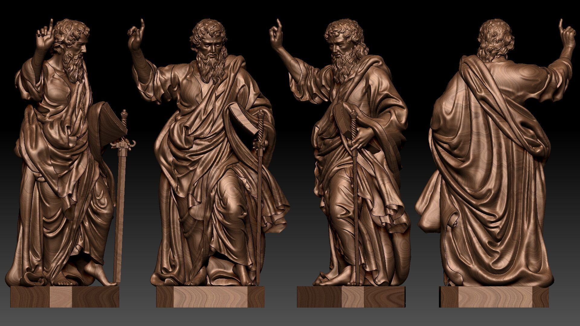 Saint Paul  3D print model_11