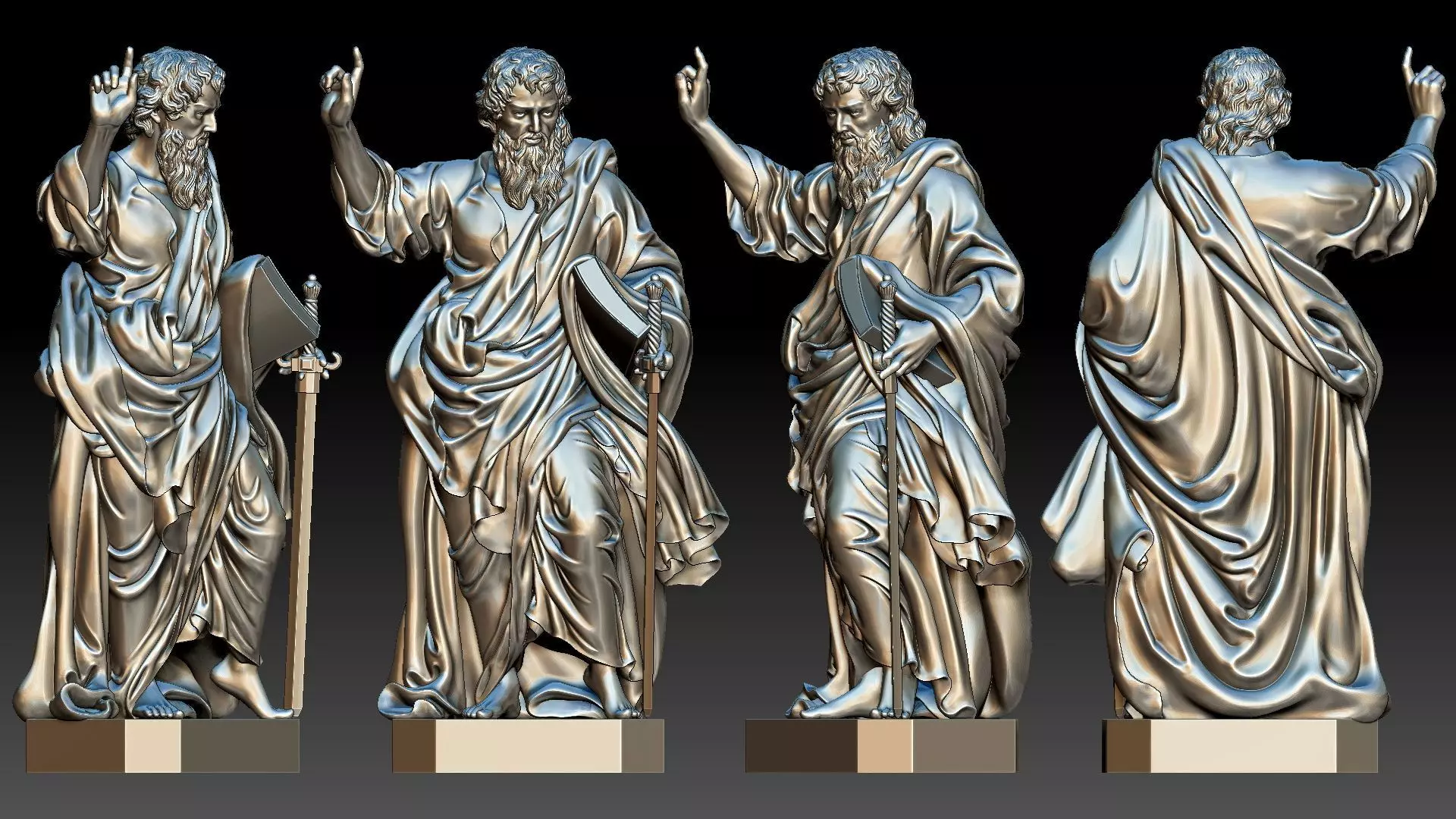 Saint Paul  3D print model_0
