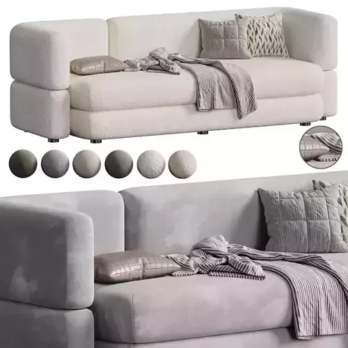 Sofa straight Brera 1