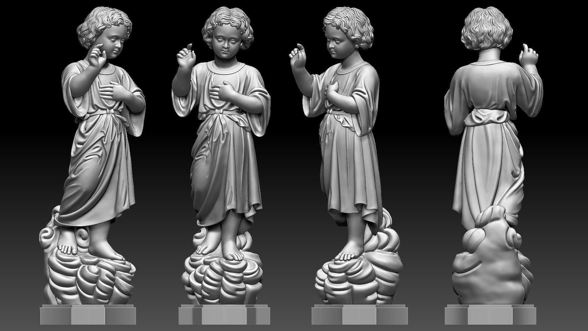 Baby Jesus 3D print model_4