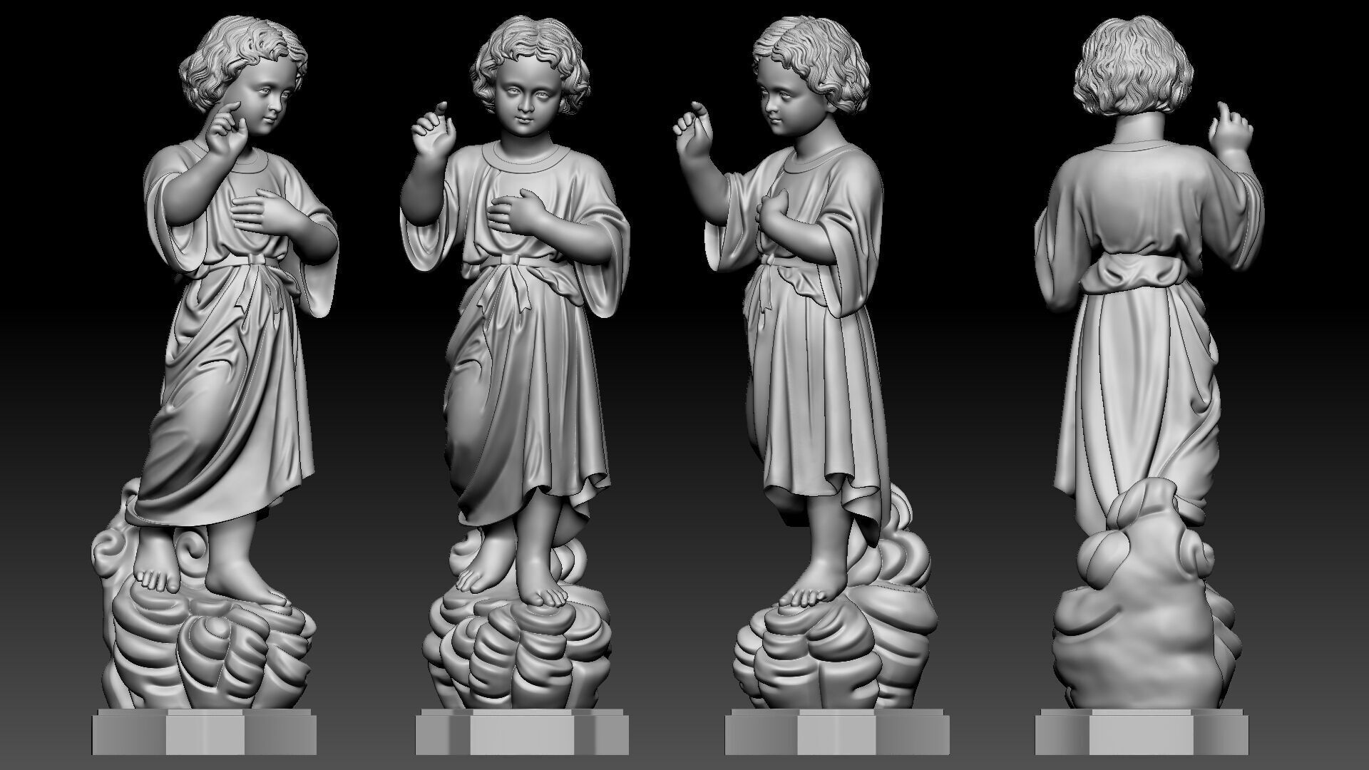 Baby Jesus 3D print model_10