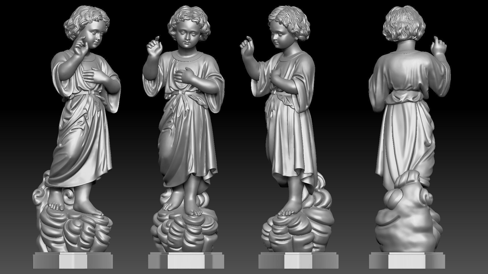 Baby Jesus 3D print model_8