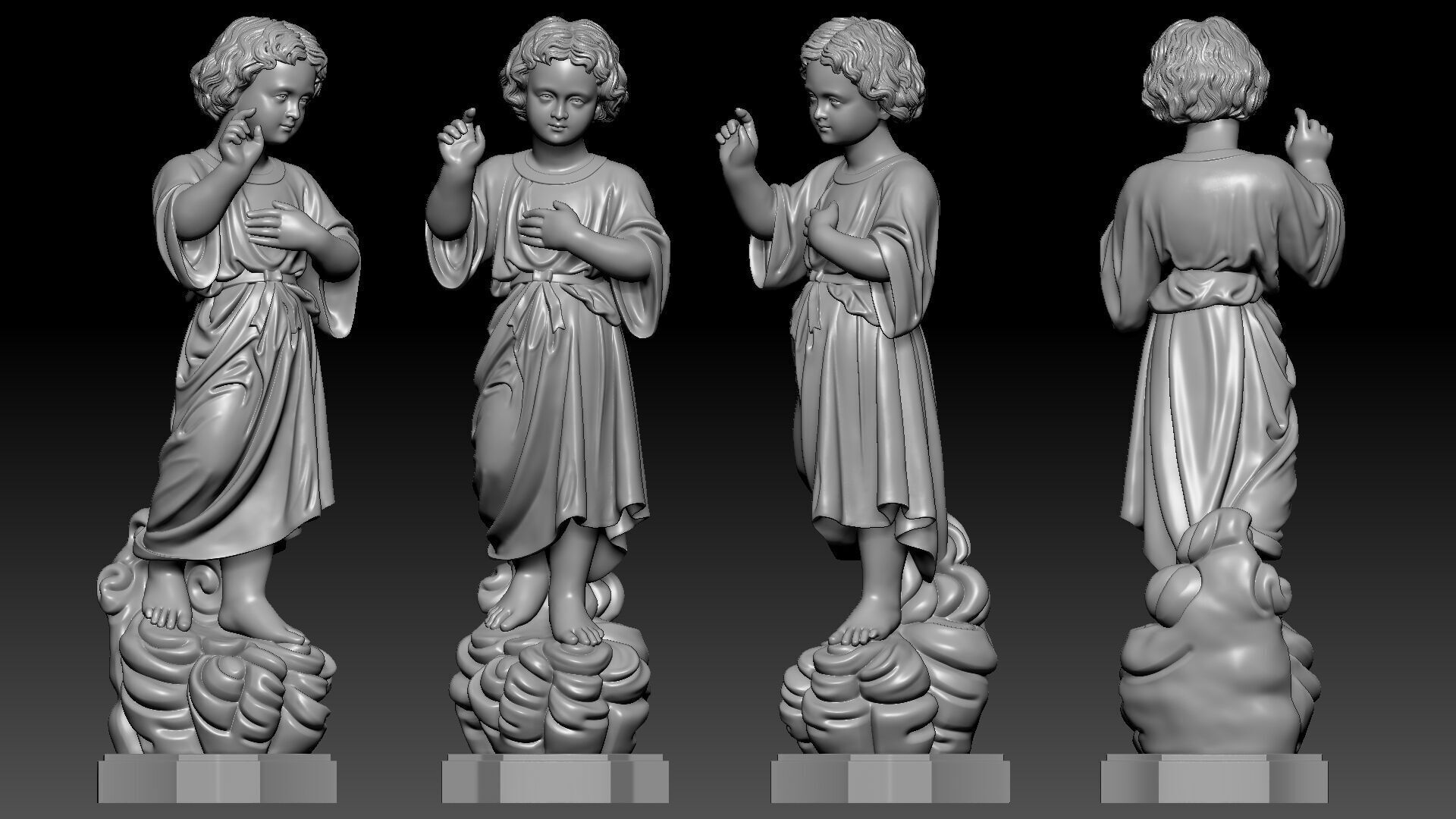 Baby Jesus 3D print model_3