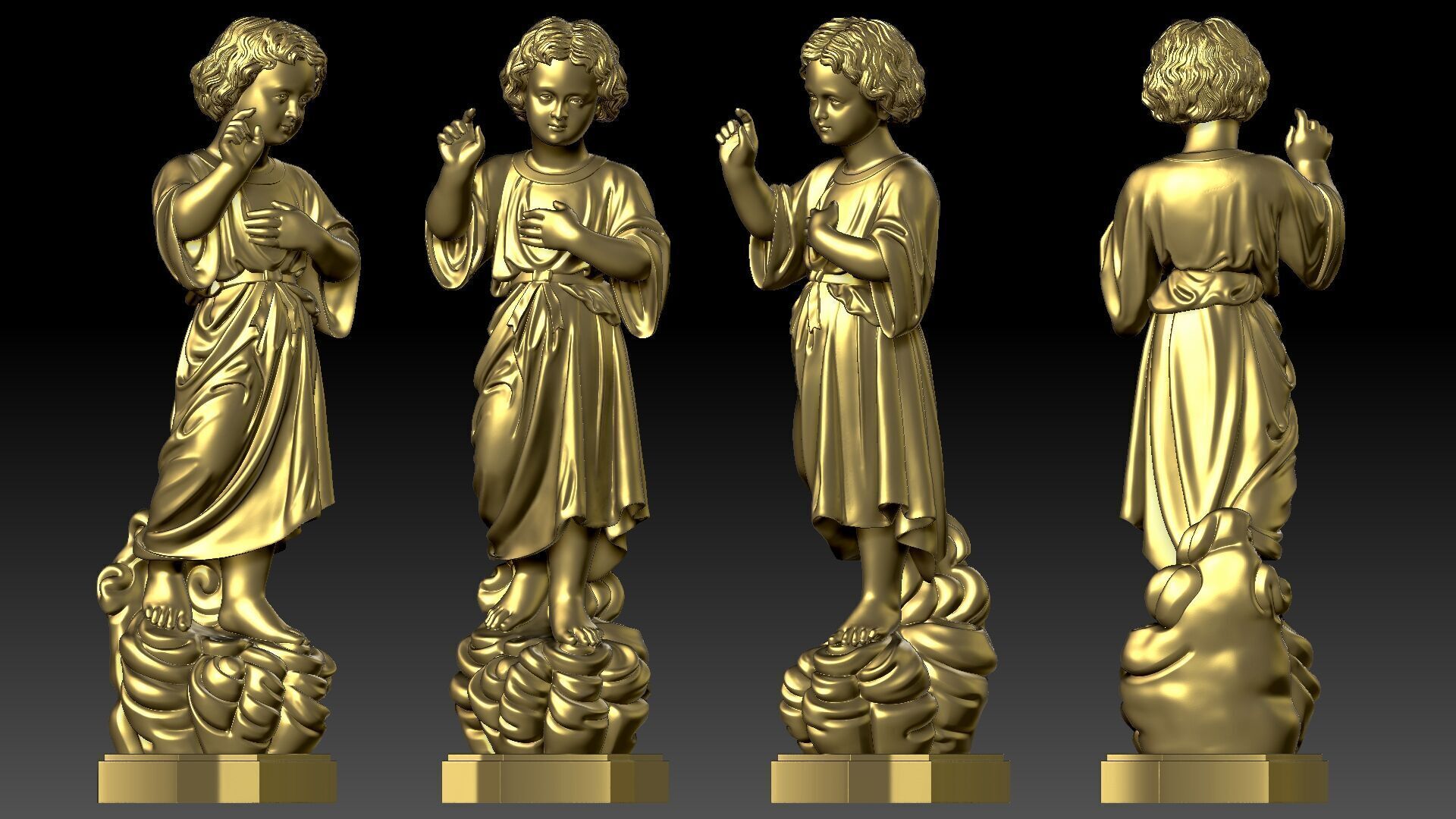 Baby Jesus 3D print model_9