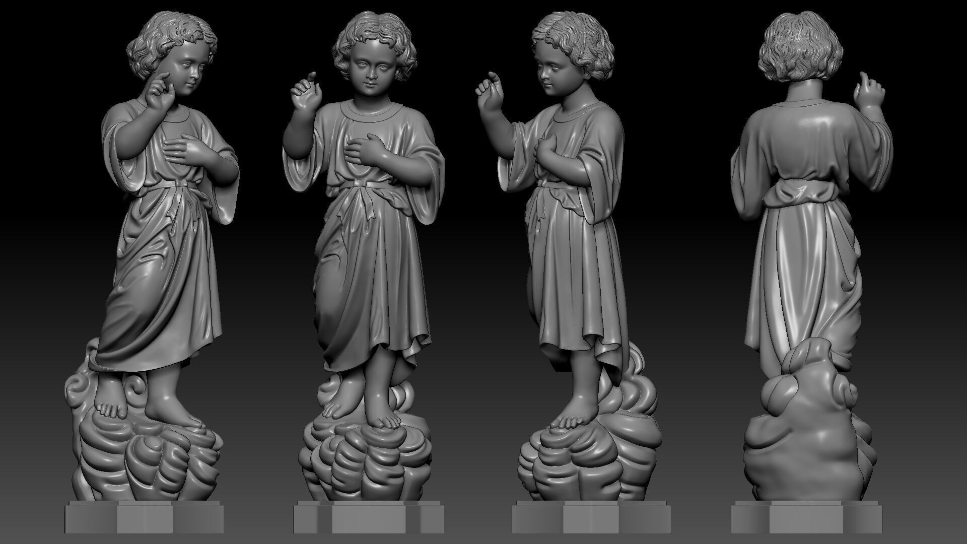 Baby Jesus 3D print model_1