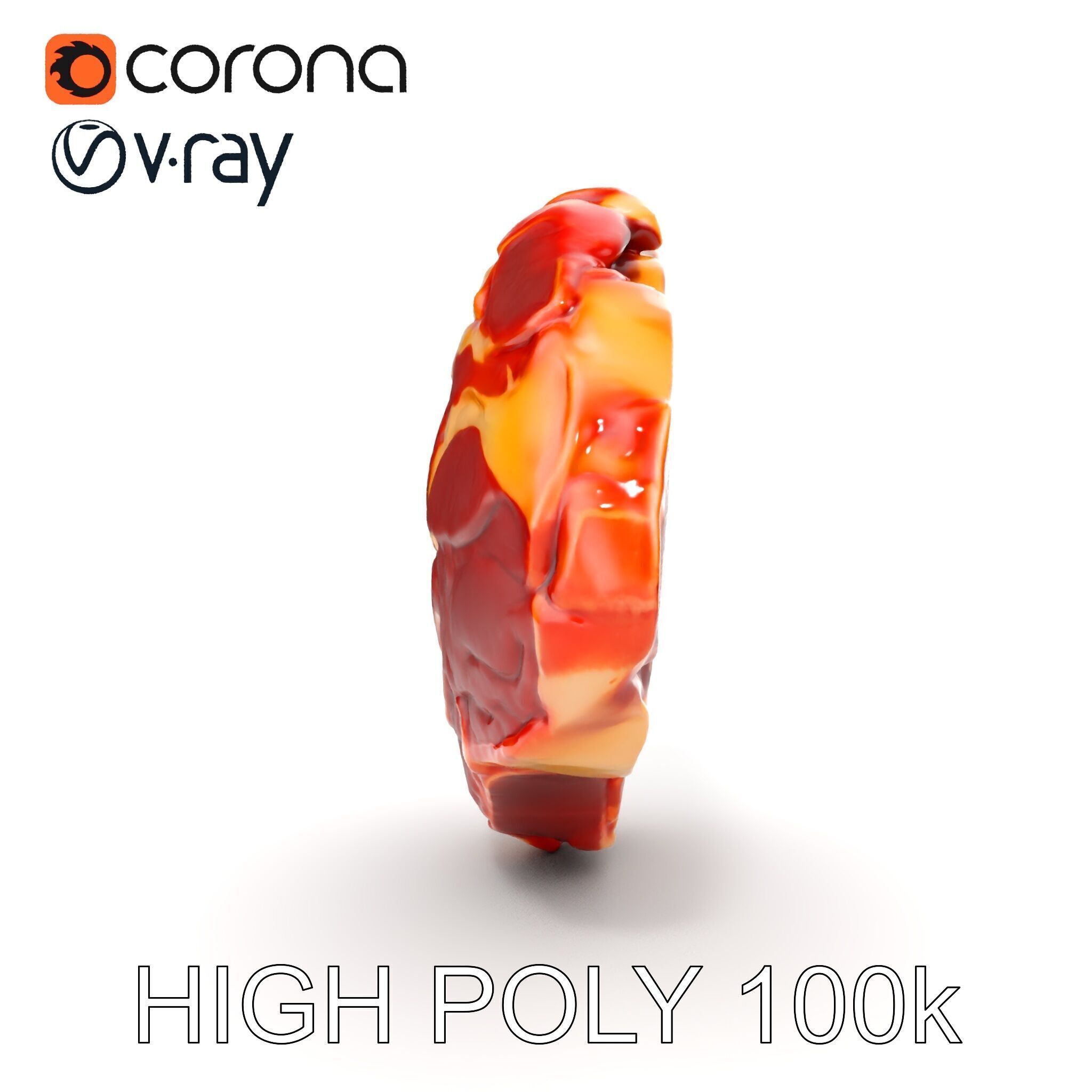 Realistic Meat Steak D Model Pack Low-poly 3D model_18