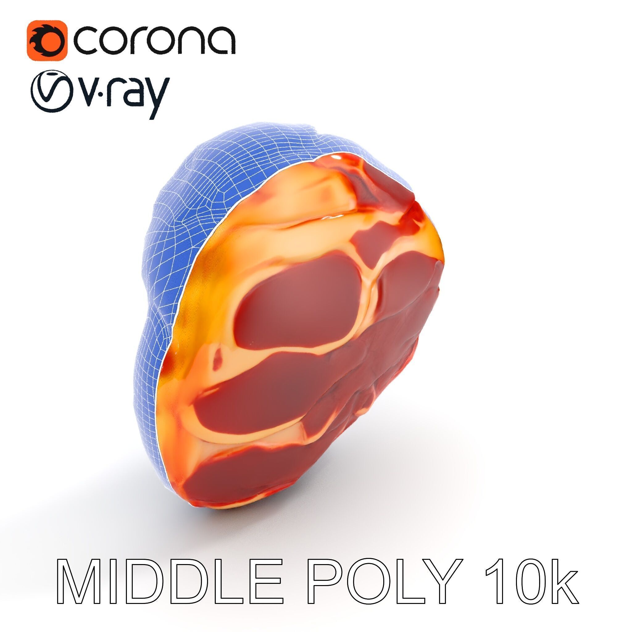 Realistic Meat Steak D Model Pack Low-poly 3D model_27