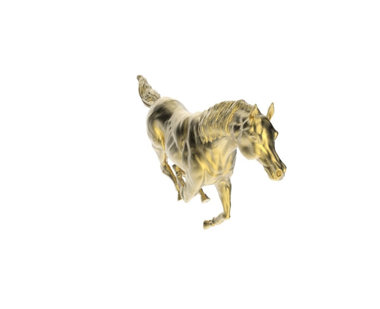 Arabic Horse in galloping  position 8 3D print model_4
