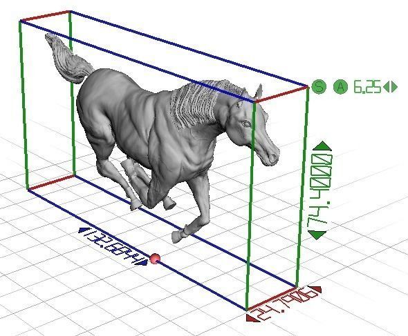 Arabic Horse in galloping  position 8 3D print model_6