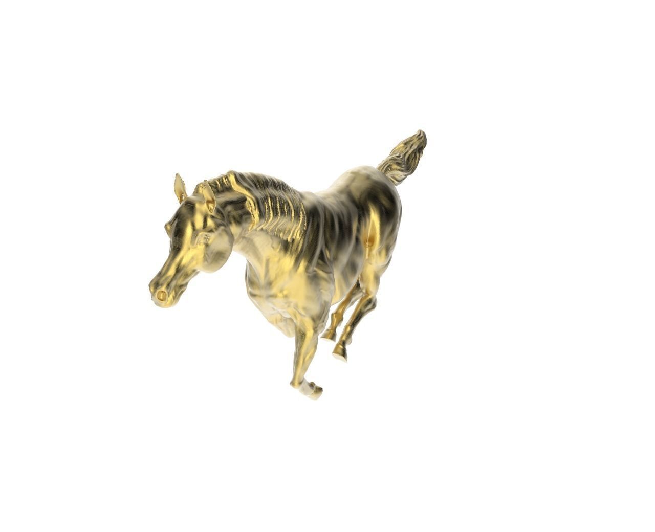 Arabic Horse in galloping  position 8 3D print model_5