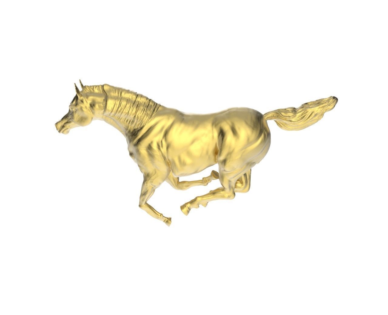 Arabic Horse in galloping  position 8 3D print model_0