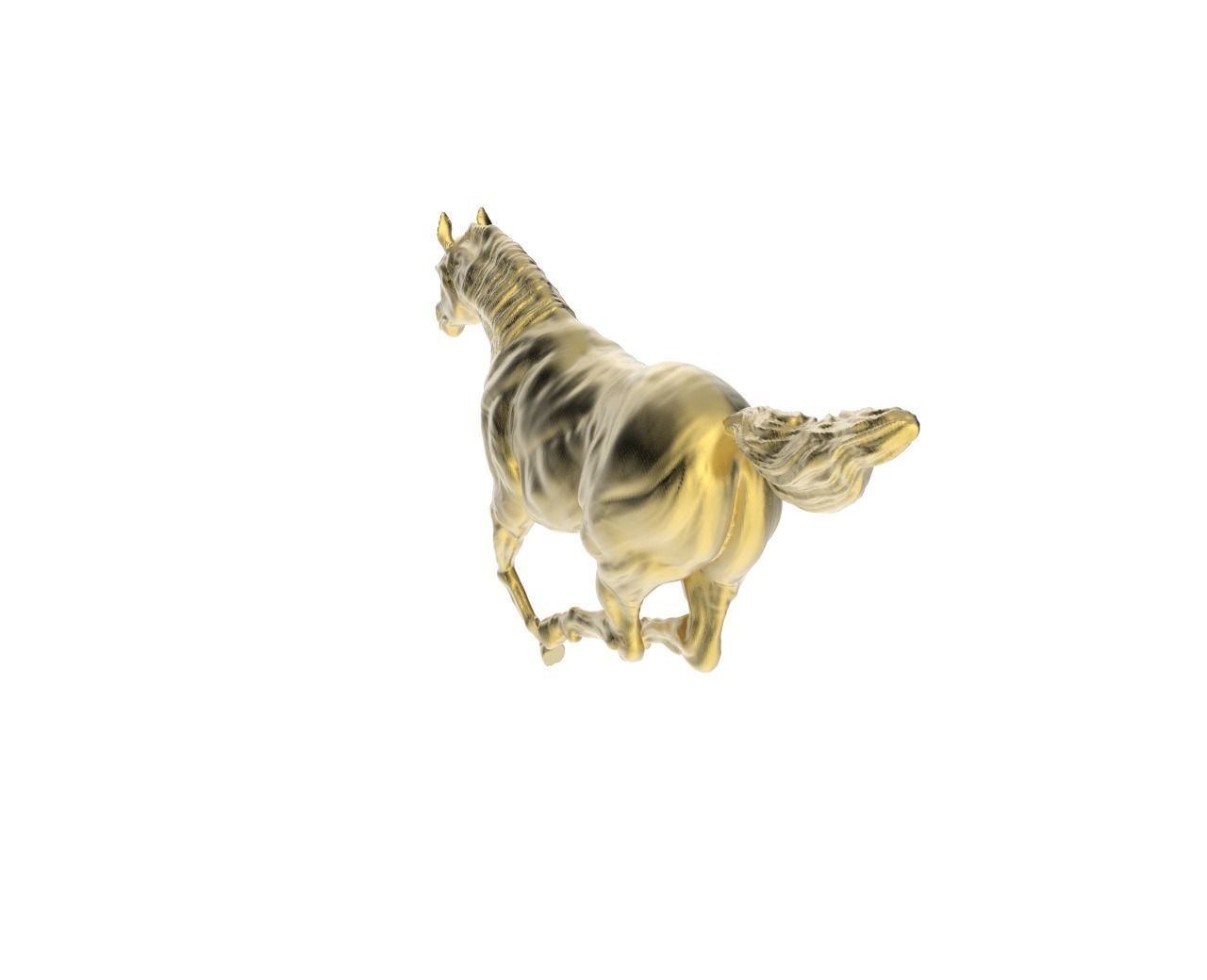 Arabic Horse in galloping  position 8 3D print model_1