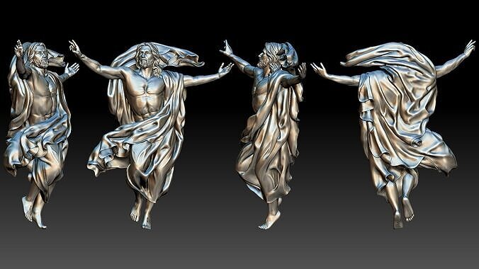 Ascension of Jesus  3D print model