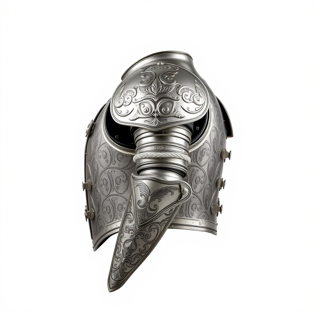 Medieval Ornate Helmet Model Pack Low-poly 3D model_2