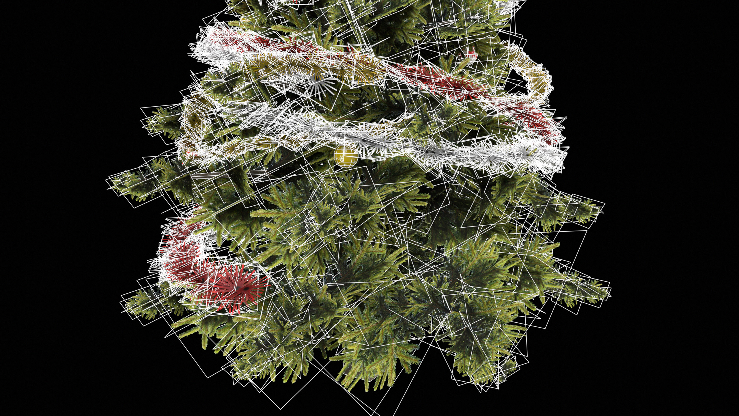 Low-Poly Christmas Tree Low-poly 3D model_14