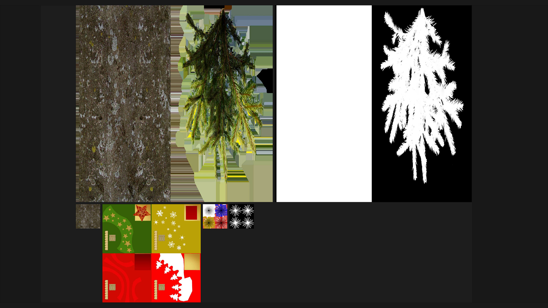 Low-Poly Christmas Tree Low-poly 3D model_15