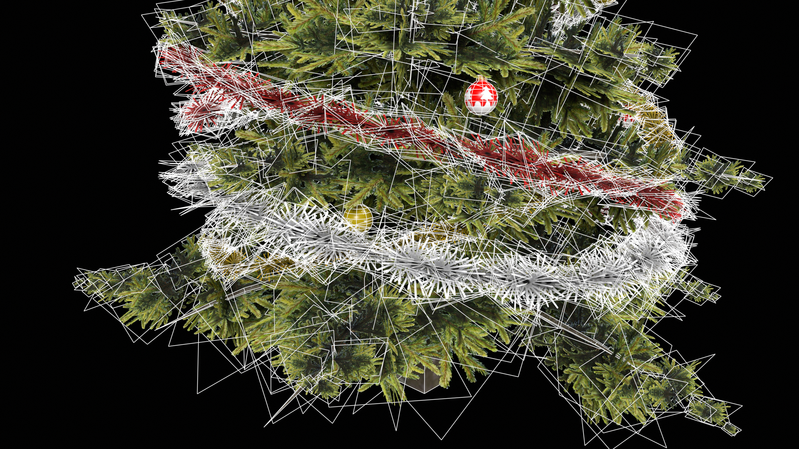 Low-Poly Christmas Tree Low-poly 3D model_13