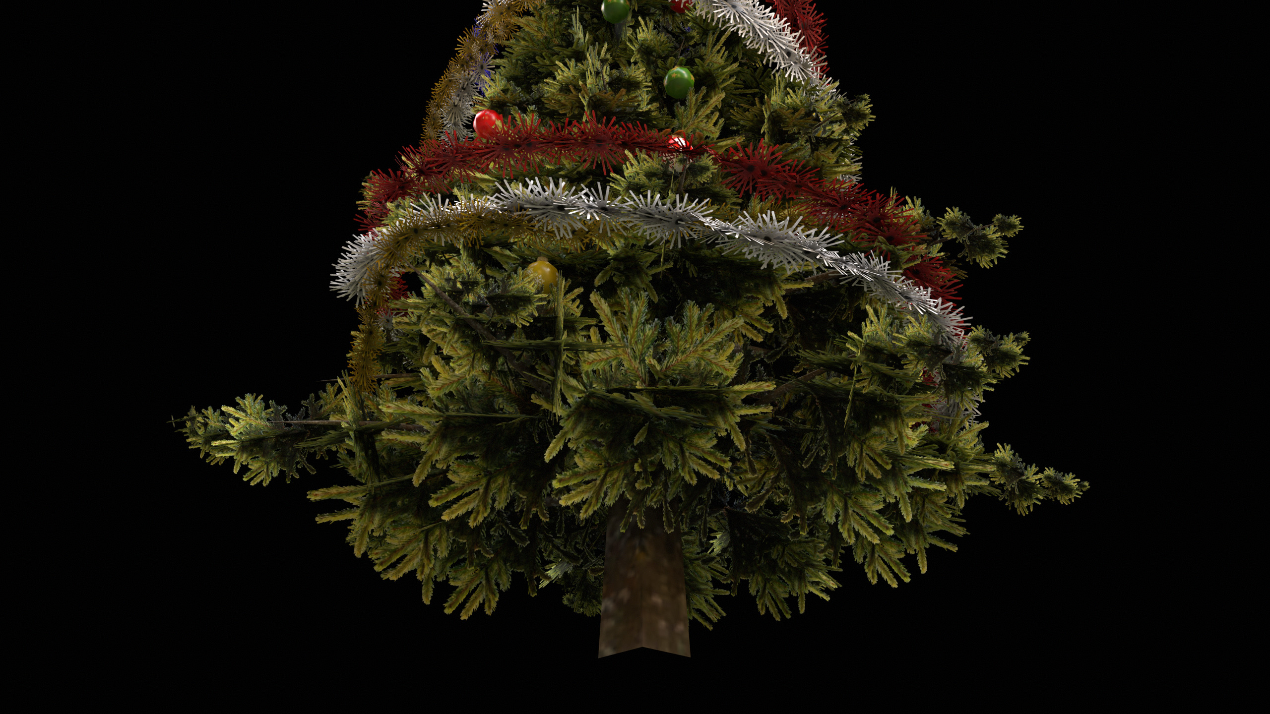 Low-Poly Christmas Tree Low-poly 3D model_5