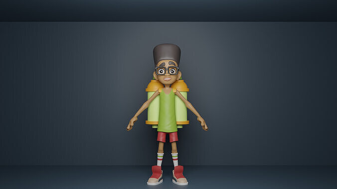 Fresh - 3D character model from Subway Surfers 3D model