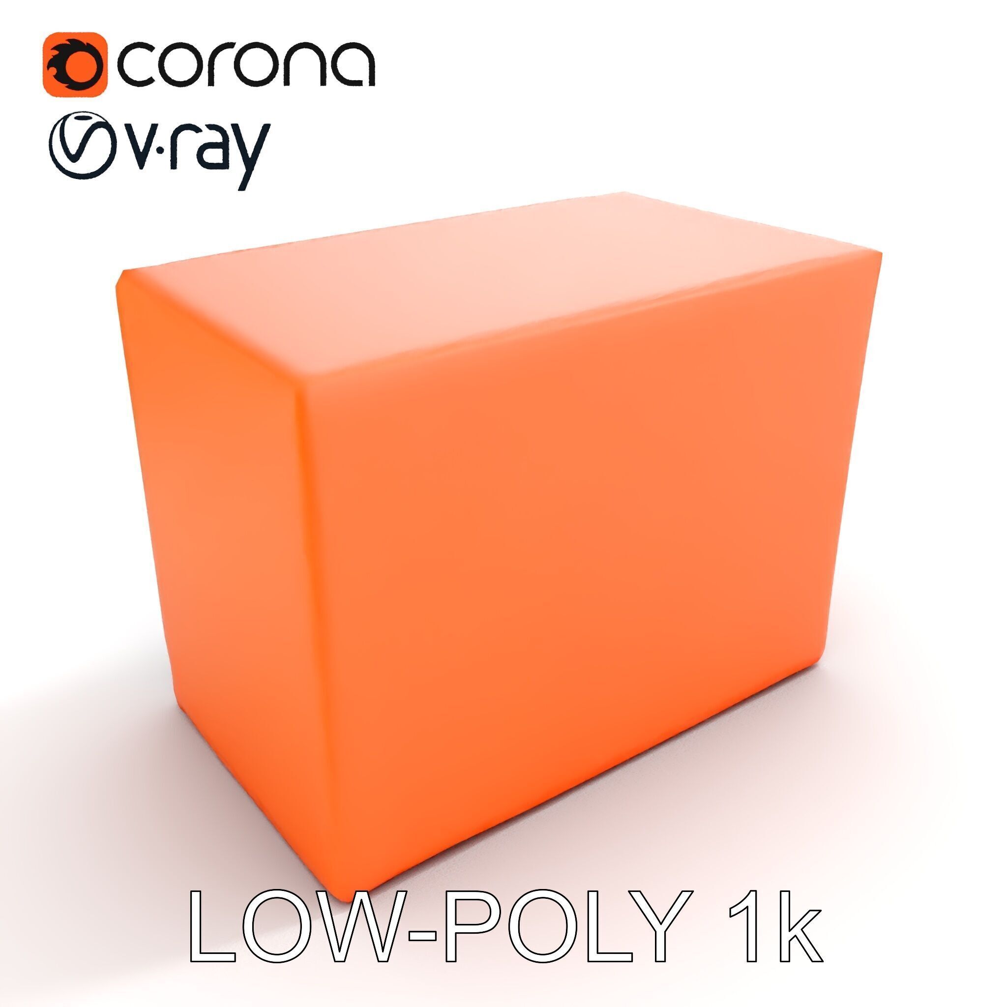 Modern Sofa Cubicle Model Pack for Interactive Spaces Low-poly 3D model_7