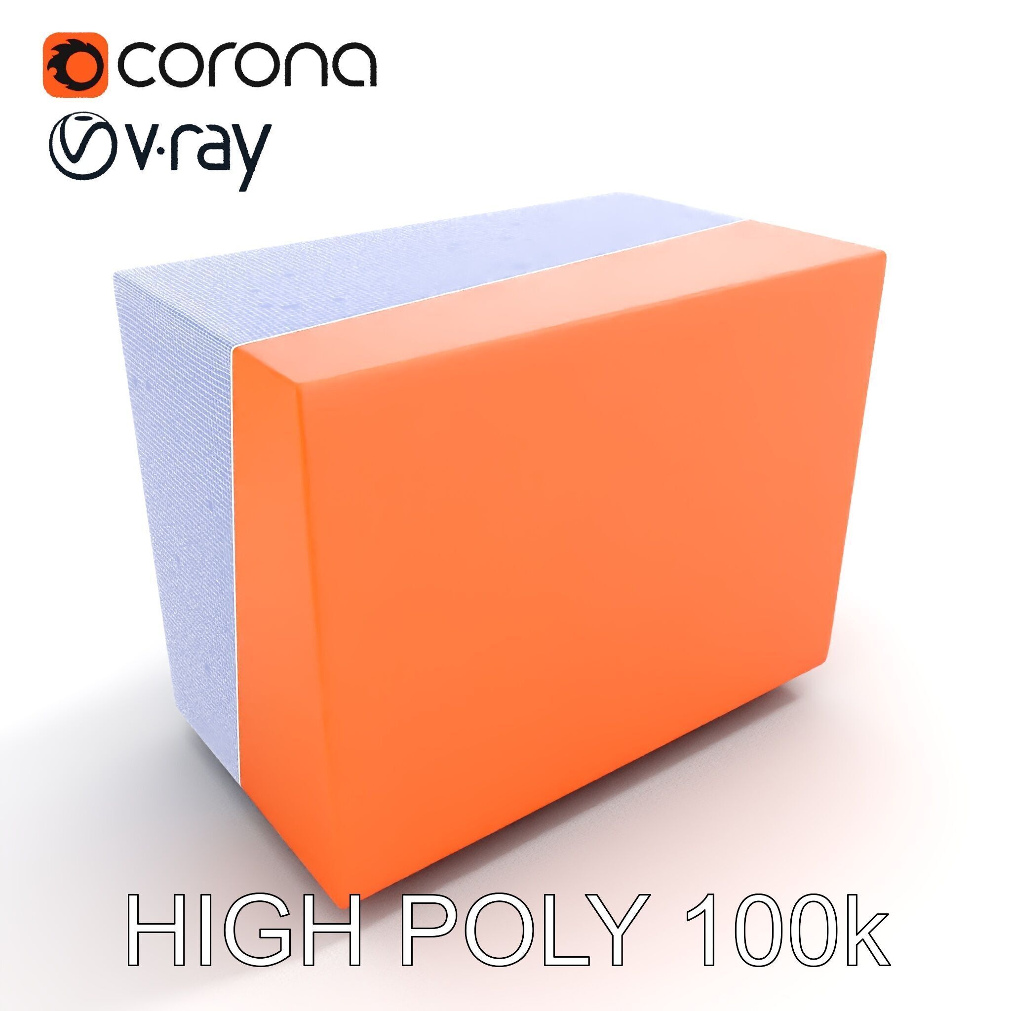 Modern Sofa Cubicle Model Pack for Interactive Spaces Low-poly 3D model_29